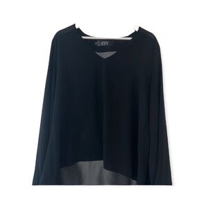 Long sleeve black  top women